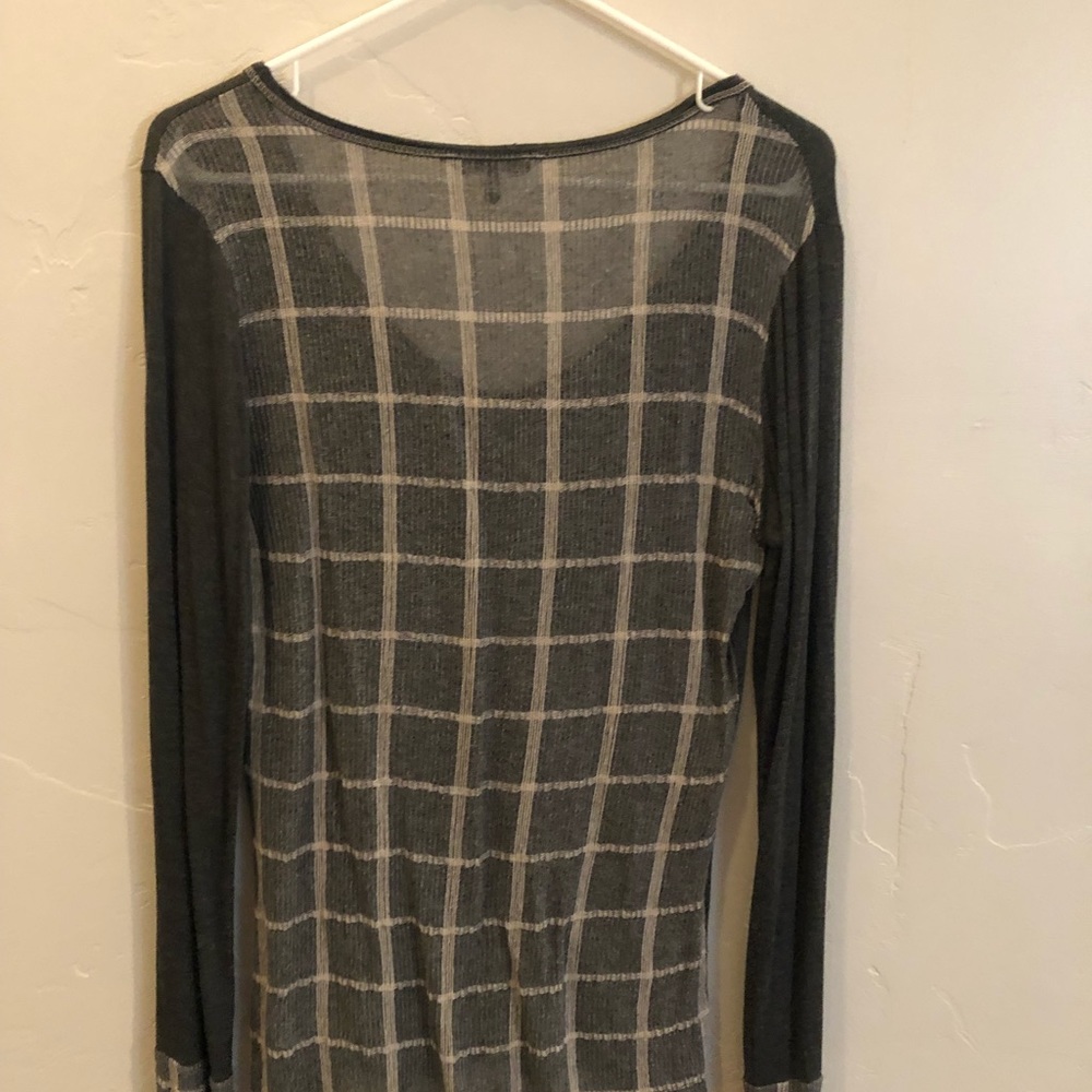 🛍Gray long sleeve top🛍